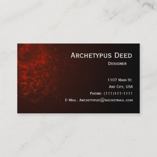 Affärskortet Snake Skin abstrakt Visitkort