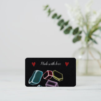 affärskortet "Soap Seife fantastisk Söta Marknadsf Visitkort