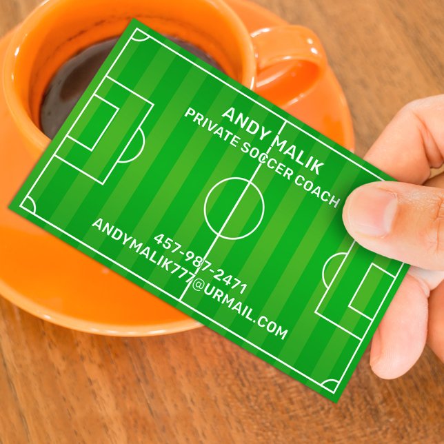 Affärskortet Soccer Futball Visitkort (Skapare uppladdad)
