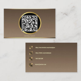 affärskortet social media qr-kod visitkort