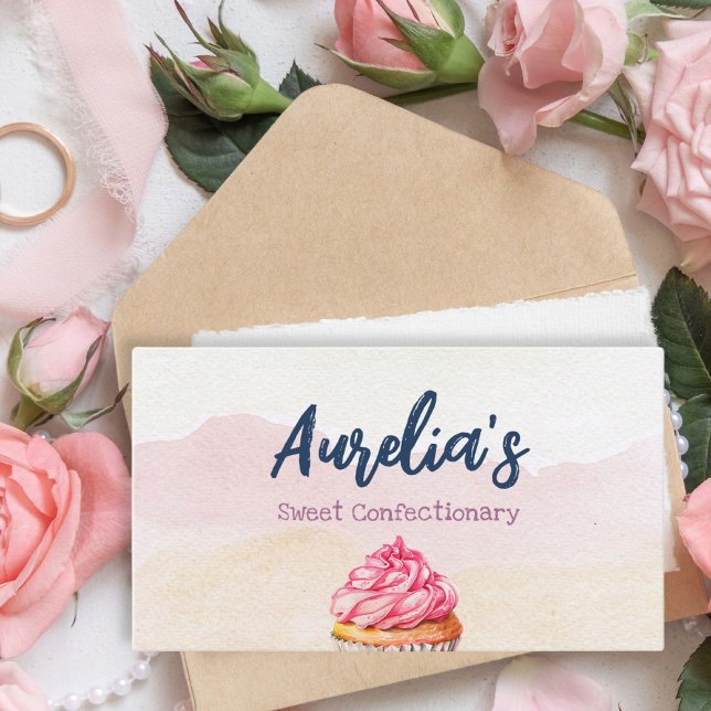 Affärskortet Söt Pastel-konfektyr Visitkort (Skapare uppladdad)