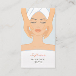 Affärskortet Spa Beauty Massage Visitkort