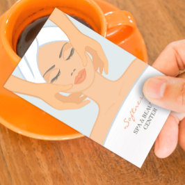 Affärskortet Spa Beauty Massage Visitkort