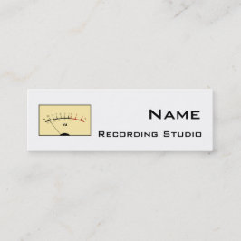 Affärskortet Spela in Studio Mini Visitkort