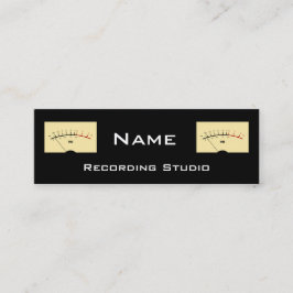 Affärskortet Spela in Studio Mini Visitkort