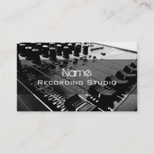 Affärskortet Spela in Studio Visitkort
