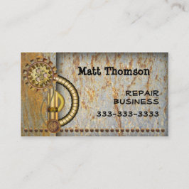 Affärskortet Steampunk Vintage Visitkort