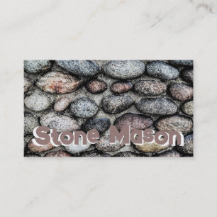 Affärskortet Stone Mason Visitkort