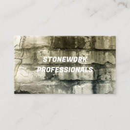 AFFÄRSKORTET STONEWORK PROFESSIONELLS VISITKORT