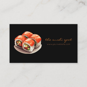 Affärskortet Sushi Restaurant Sushi Chef Visitkort