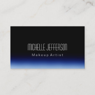 Affärskortet Svart skript i Makeup Artist Script B Visitkort