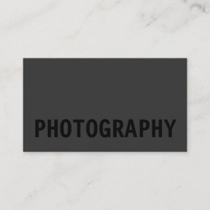 Affärskortet Svart ut-fotograf Visitkort