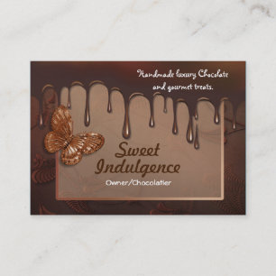 Affärskortet Sweet Indulgence for Chocolatiers Visitkort