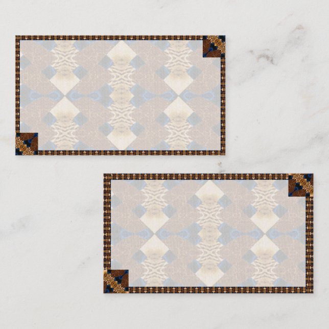 Affärskortet Sydvästra Mönster Visitkort (Fram/baksida)