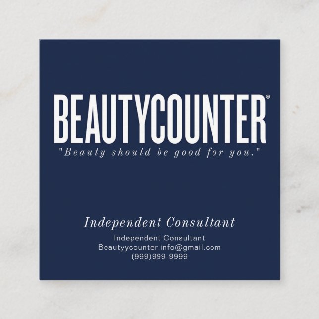 affärskortet tack- och orderinfo fyrkantigt visitkort (Framsida)