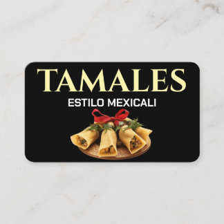 Affärskortet Tamales Estilo Mexiicali Visitkort