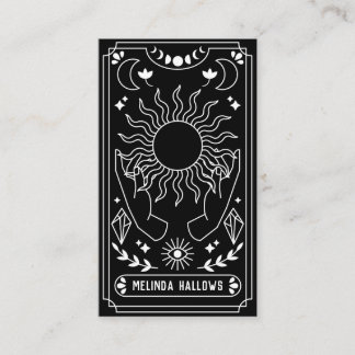 Affärskortet Tarot Card-läsare Visitkort
