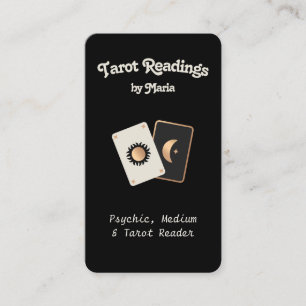 Affärskortet Tarot Card-läsare Visitkort