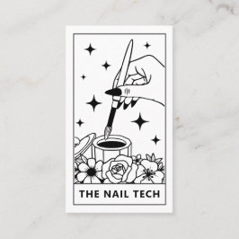 Affärskortet Tarot Nail Technician Nail Art Visitkort