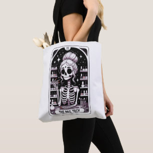 Affärskortet Tarot Nail Technician Tygkasse