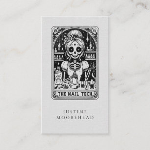 Affärskortet Tarot Nail Technician Visitkort