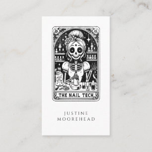 Affärskortet Tarot Nail Technician Visitkort