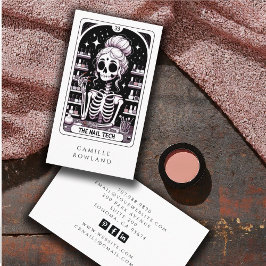 Affärskortet Tarot Nail Technician Visitkort