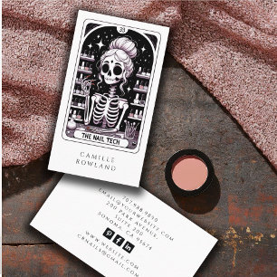 Affärskortet Tarot Nail Technician Visitkort