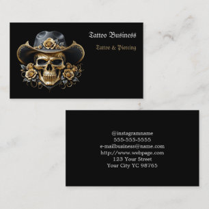 Affärskortet Tattoartist salon Visitkort
