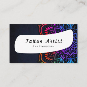Affärskortet Tattoo Artist Visitkort
