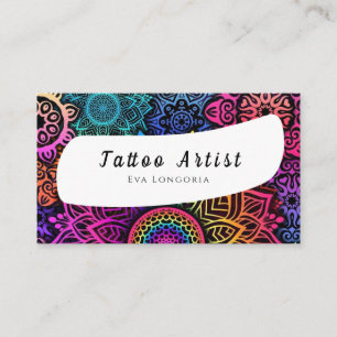 Affärskortet Tattoo Artist Visitkort