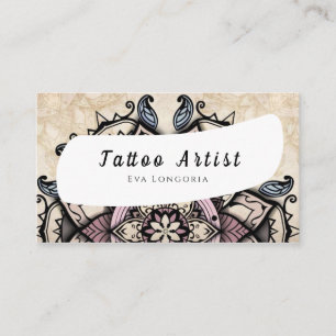 Affärskortet Tattoo Artist Visitkort