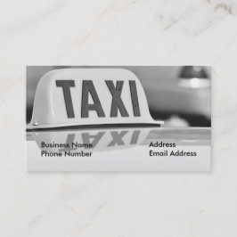Affärskortet Taxi Cab Driver Service Visitkort