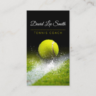 Affärskortet Tennis Coach Visitkort