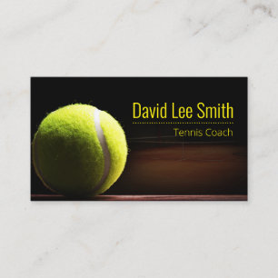 Affärskortet Tennis Coach Visitkort