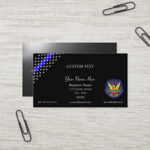 Affärskortet Thin Blue Line Phoenix Police Visitkort