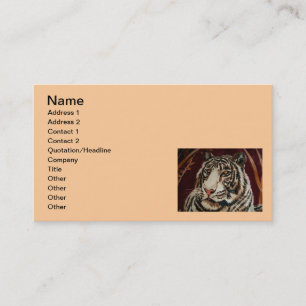 Affärskortet Tiger Visitkort