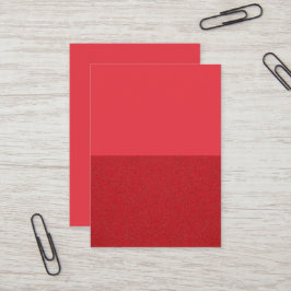 Affärskortet Tomato Red Dual Tone-Anpassningsbar Visitkort