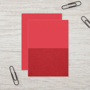 Affärskortet Tomato Red Dual Tone-Anpassningsbar Visitkort