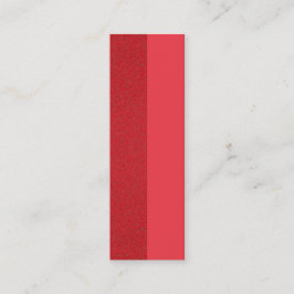 Affärskortet Tomato Red Split-Struktur - Anpassa Mini Visitkort