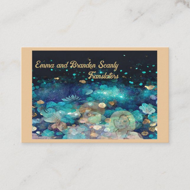 Affärskortet Translator Visitkort (Framsida)