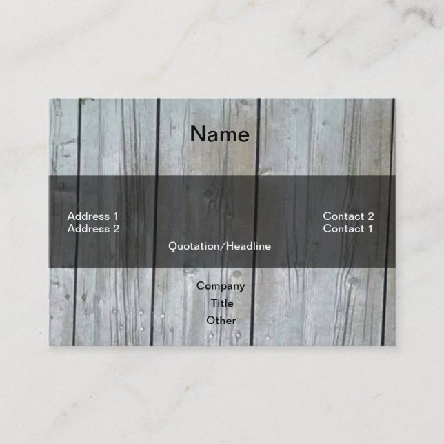Affärskortet Träsida Visitkort (Framsida)