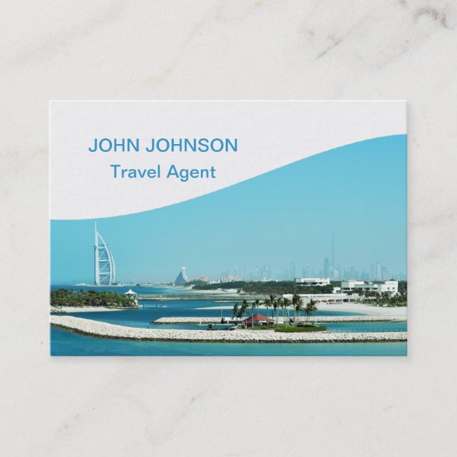 Affärskortet Travel Dubai Visitkort (Framsida)