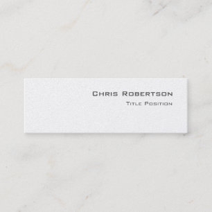 Affärskortet trendig Slim Script Charming Mini Visitkort