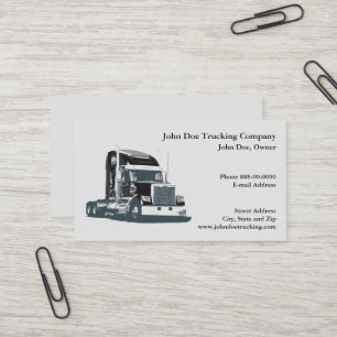Affärskortet Trucker Trucker Trucking Visitkort