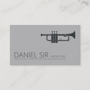 Affärskortet Trumpet Music Instructor Visitkort