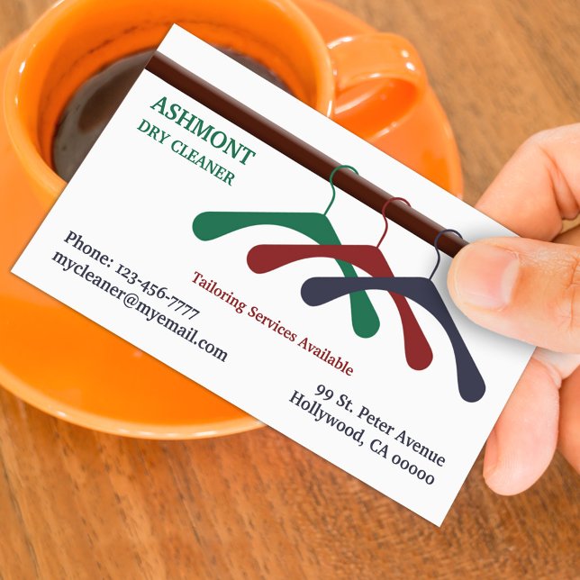 Affärskortet Tvätt Renare Visitkort (Skapare uppladdad)