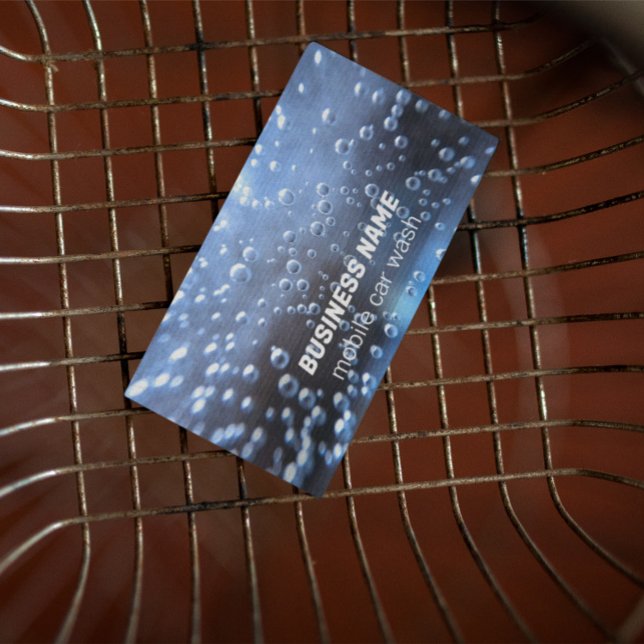 Affärskortet Tvätta i Mobile Car Visitkort (Skapare uppladdad)