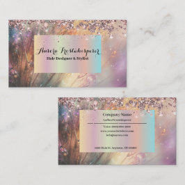 Affärskortet Ulrica Ro Glitter Halo Visitkort