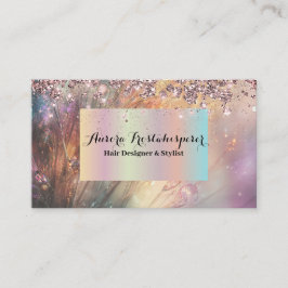 Affärskortet Ulrica Ro Glitter Halo Visitkort